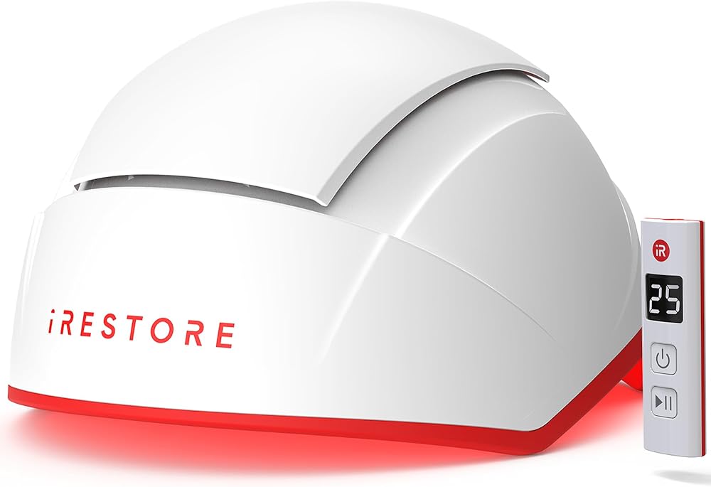 iRestore Professional Laser Red Light Therapy for Hair Growth System - FDA Cleared Hair Loss, Hair Thinning & Alopecia Treatm