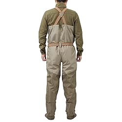BASSDASH Men’s IMMERSE Tan Waders Waterproof