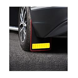 2 Pcs Car Mud Flaps Reflective Soft Rubber Splash