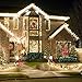 Holiday Essence Led Christmas Lights 60 Faceted LED String Lights Set C6 Green Wire Indoor and Outdoor Decoration, Patio and Christmas Tree Energy Efficient LED Bulbs, UL Listed Cool White