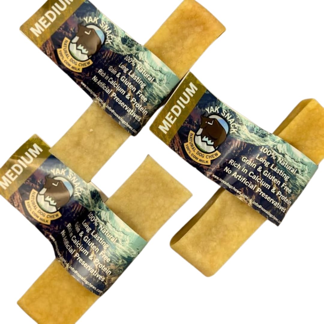Yak Snack Medium Pack of 3 Cheese Chew for Dogs — image 1