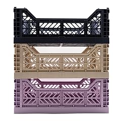 Collapsible Storage Box, Foldable Crate Organizer