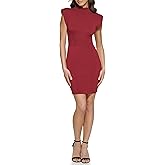 Guess Womens Knit Dress Mock Neck Dress