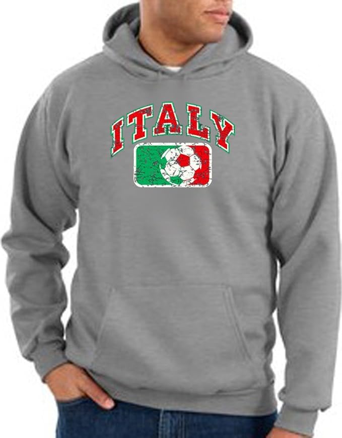 Italy Italia Futbol Hoodie Sweatshirt Heather Clothing