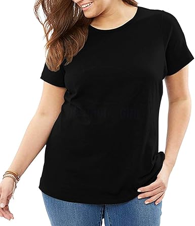 black women's t shirts plain