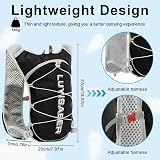 flintronic Running Vest Women Men Lightweight Hydration Pack Reflective view 3
