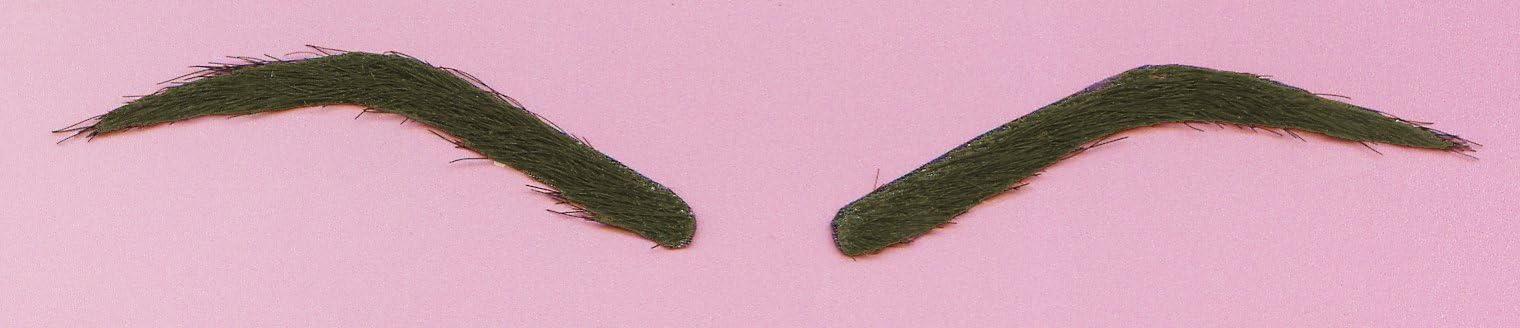 Nubrow Removable Eyebrows - Medium Brown (Pack of 2)