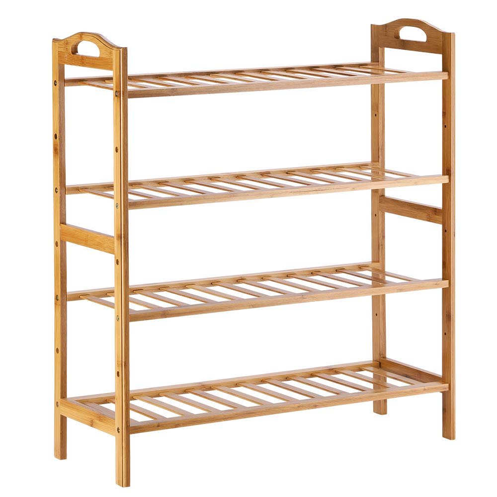 Best Shoe Rack Bamboo 4 Tier