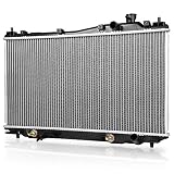 Complete Radiator for 2001 2002 2003 2004 2005 Honda Civic, 2001-2005 Acura EL L4 1.7L (Replacement Fits All 4 Speed Automatic Models & Specific for 2005 Civic with 5 Speed Manual) DWRD0003