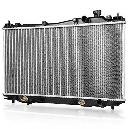 Complete Radiator for 2001 2002 2003 2004 2005 Honda Civic, 2001-2005 Acura EL L4 1.7L (Replacement Fits All 4 Speed Automatic Models & Specific for 2005 Civic with 5 Speed Manual) DWRD0003