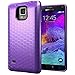 Samsung Galaxy Note 4 Extended Battery Case. Hyperion Samsung Galaxy Note 4 Extended Battery HoneyComb TPU Case / Cover (Fits Hyperion 8000mAh Extended Battery)) [2 Year No Hassle Warranty] (CASE ONLY. Does not include battery) **Hyperion Retail Packaging** - PURPLE