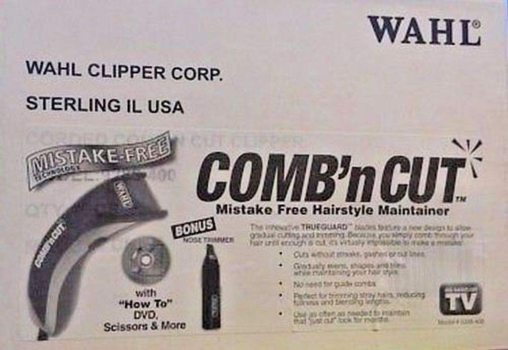 wahl comb n cut instructions