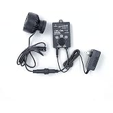 Jebao SLW-20 Aquarium Wavemaker, 2641 GPH | Sine Wave Flow Pump with Controller, Adjustable Magnetic Mount, 3D Directional Water Flow