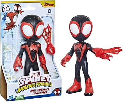 Hasbro SPIDEY AND HIS AMAZING FRIENDS Miles Morales Supersized Spider-Man Figure