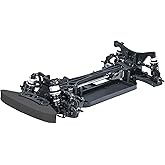 FullfunRC 1/10 Scale 4X4 On-Road Rolling Chassis Frame Kit - Hobby Grade RC Car Chassis for Adults, DIY Customizable RC Car Frame (Electric Parts Not Included)