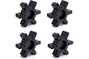 GRLITRA Flexible L110 NBR Rubber Spider Insert Solid Spider Center Inserts Fits for Lovejoy Martin L-Jaw Coupling (4 Pack)