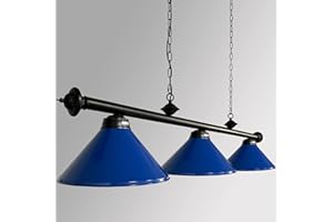ETOTEN 59" Pool Table Light for Snooker Table, Classic Billiards & Pool Table Light Fixtures for 7' 8' 9' Table - Pool Table Lighting, Billiards Light, Billiards Room, Kitchen Island(Blue)