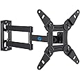 Pipishell Full Motion TV Wall Mount for 13-43 Inch LED LCD Flat Curved Screen TVs & Monitors, Max VESA 200x200mm up to 44lbs,