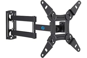 Pipishell Full Motion TV Wall Mount for 13-43 Inch LED LCD Flat Curved Screen TVs & Monitors, Max VESA 200x200mm up to 44lbs,