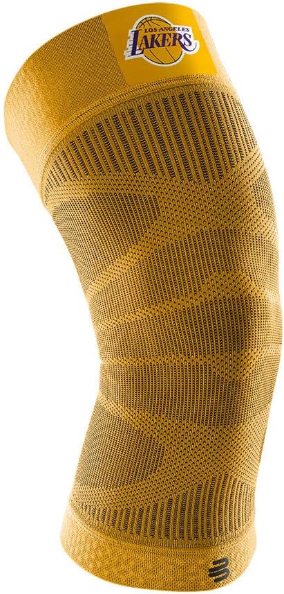 BAUERFEIND Knee Sleeve Sports Compression Knee Support NBA with team logo, La Lakers
