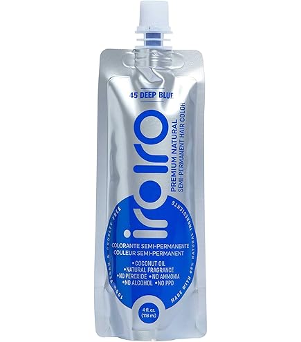 Amazon.com : iroiro Permanent Gray Coverage Hair Color (Denim Blue