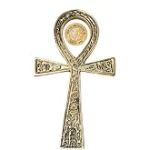 New Age Imports - Solid Brass Ankh 4" - Altar, Wall Decor, Ritual Needs