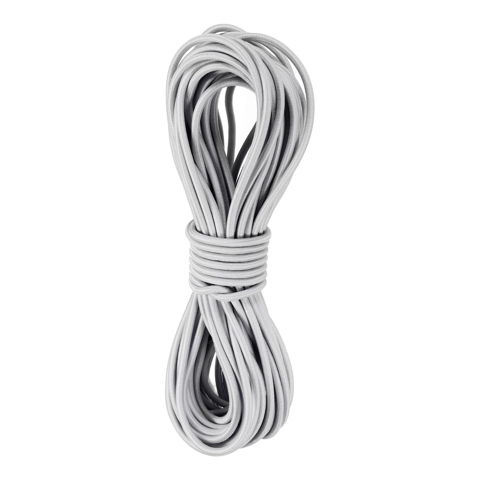 Rebower Elastic Cord Stretch String Heavy Rope 2.8mm 11 Yards Long Rubber Rope [for Sewing, Camping, DIY Craft, Bead Necklaces Making, Outdoor] - White