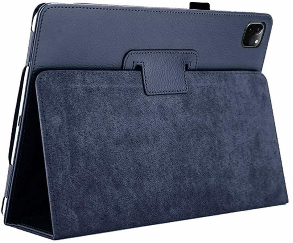 Flip Folio Case For iPad Pro-11 3rd Generation 2021, Pro-11 2nd Gen 2020, Pro11 1st Gen 2018, Leather Stand Cover With Pencil Holder For Pro-11” All Models Magnetic Closure Auto Wake/Sleep