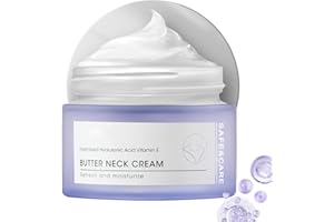 LOEIUSAR Neck Creams for Tightening and Firming-Neck Firming Cream with Hyaluronic Acid&Vitamin E for Wrinkle Reduction and Hydrating-Instant Face Lift Cream Suitable for Neck, Face, all Skin Types, 1.7 fl oz