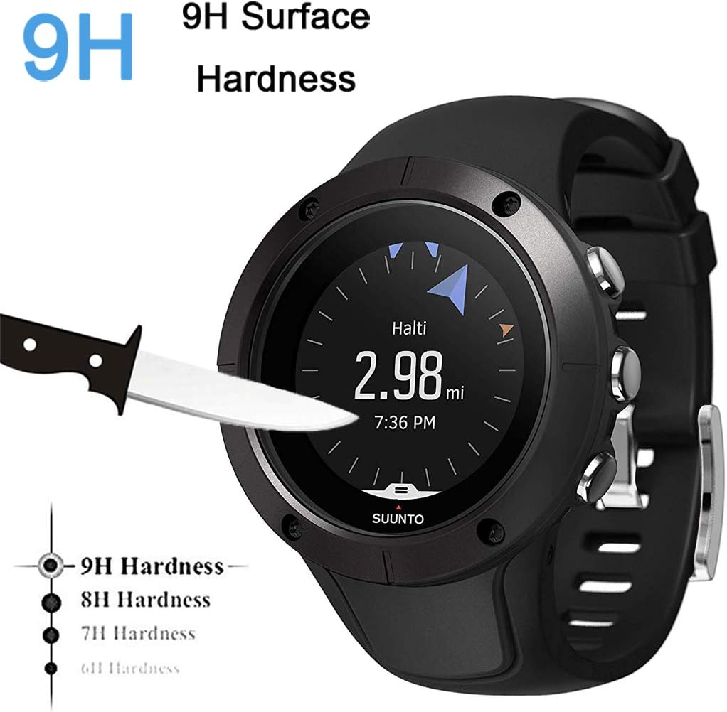 Youniker 3 Pack Suunto Spartan Trainer Wrist HR Screen Protector Tempered Glass - Image 4