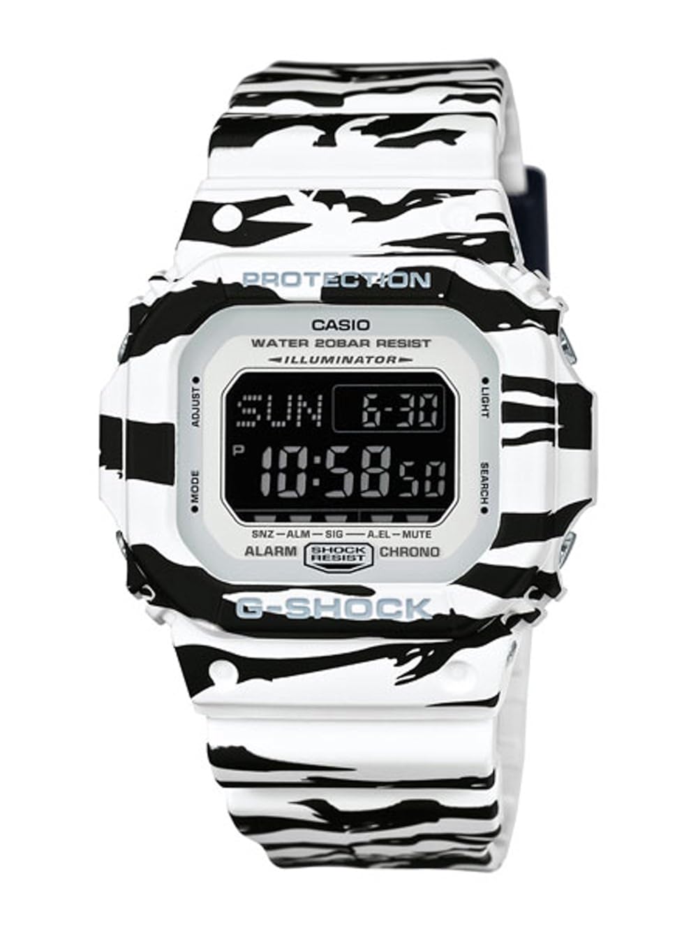 g shock water 20bar resist world time