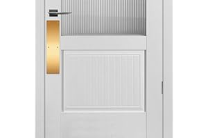 Bikykose 2pcs 16×4Inch Aluminum Door Kick Plates for Exterior Doors – Decorative Protection to Prevent Damage from Kicking – 