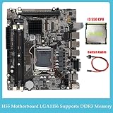 Wresetly H55 Motherboard LGA1156 DDR3 + I3 550 CPU & Switch Cable view 5
