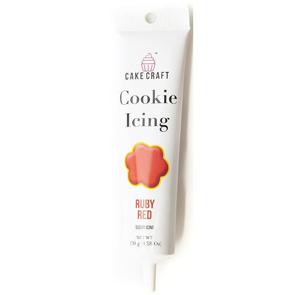 CAKE CRAFT COOKIE ICING, RED