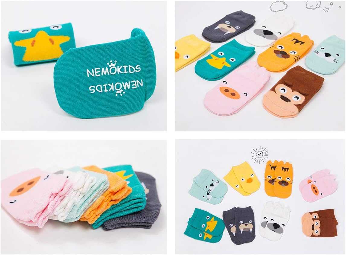 4 Paires 0 2 Ans S Aidshunn Bebe Chaussettes Tout Petit Anti Derapant Dessin Anime Mignon Coton Animal Unisexe Enfant Nouveau Ne Printemps Automne Vetements Bebe Ram Mount Co Uk