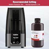 ELEGOO 405nm Rapid Resin 1000G Clear Red LCD UV-Curing Photopolymer view 5