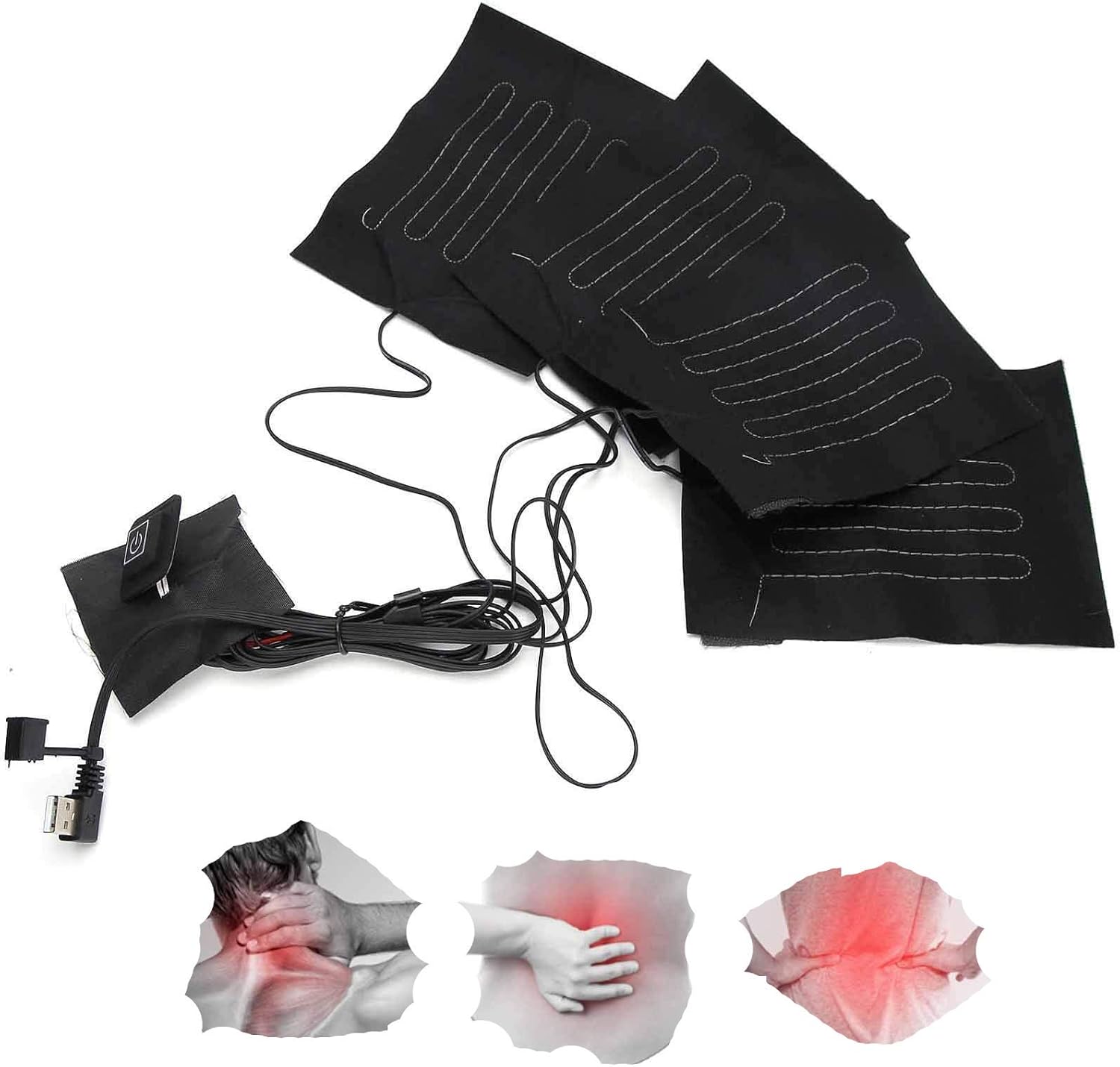 Electric Heating Pad, USB Electric Heating Pads Cloth Warming Heated