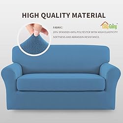 Easy-Going 2 Pieces Microfiber Stretch Sofa