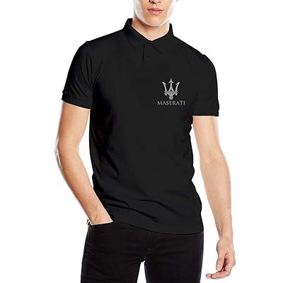 Men's Polo T-Shirt with Maserati Logo Slim Fit Oman Ubuy
