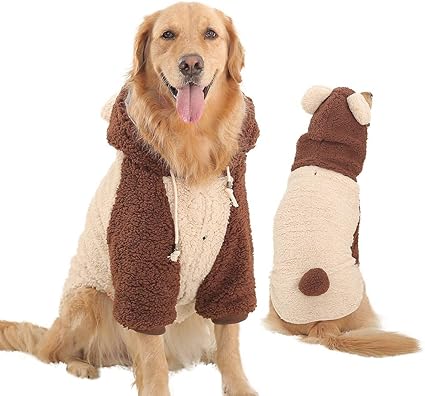 Amazon Com Winter Warm Fleece Big Large Dog Coat Jacket