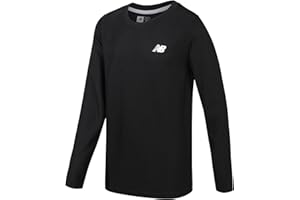 New Balance Boys Long Sleeve Shirts - Waffle Knit Long Sleeve Boys Thermal Shirt Athletic Performance Base Layer Kids (8-20)