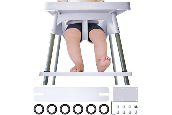 Adjustable Foot Rest for IKEA High Chair, Foot Rest for Baby Feet, High Chair Accessories Footrest Compatible with IKEA Antil