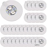 50pcs LED Coasters, Glow for Drinks, Color Changing RGB LED Bottle Stickers Coasters for Wedding, Party Decoration, Bar, 2.4 Inch