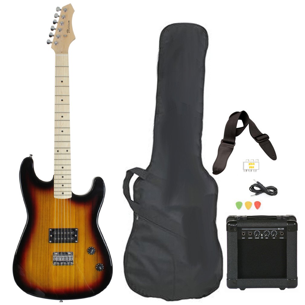 Full Size Electric Guitar with Amp, Case and Accessories Pack Beginner