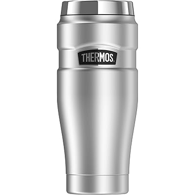 Thermos Stainless King 16 Ounce Travel Tumbler, Stainless Steel