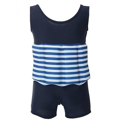 für Kinder Baby Schwimmen Bojen-Badeanzug Bodycon Jumpsuit Bademode Schwimmhilfe mit entnehmbare Auftriebsbojen für Learn Swi