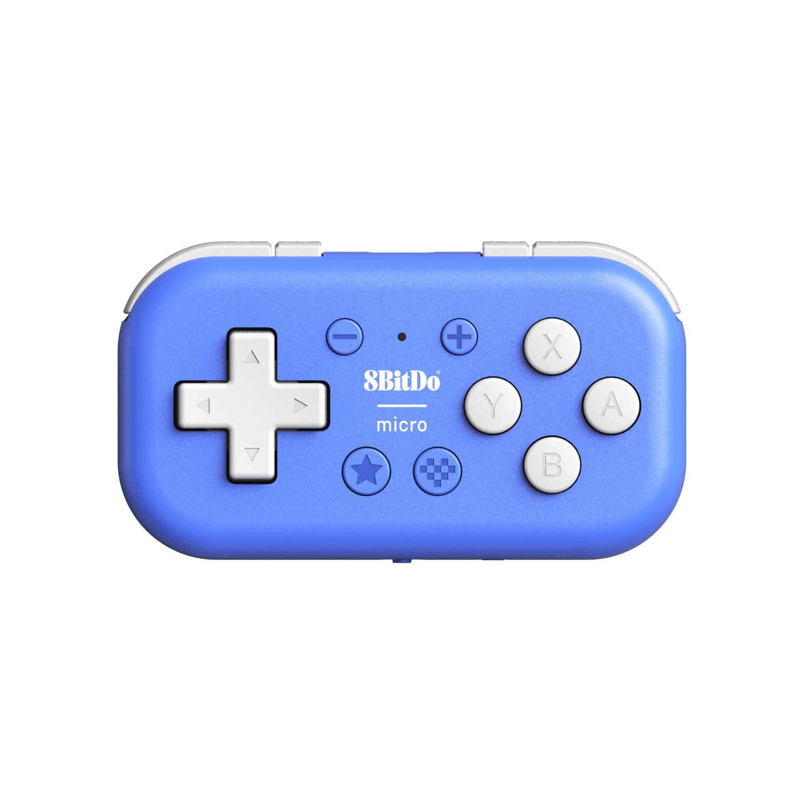 Photo 1 of Nargos 8BitDo Micro Bluetooth Key Chain Sized Mini Controller for Nitendo Switch, Windows, Android and macOS (Micro- Blue)