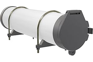 MANRAM Conduit Carrier Kit Fit 4-Inch Diameter PVC Pipe - Durable and Versatile with Mounting Hardware Included, Spring-Loaded Latch, Secure and Stable Pipe Transport Solution (PVC Pipe Not Included)