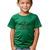 hrcfbk Kids Toddler Baby Girls Boys St Patricks Day T-Shirt Short Sleeve Irish Shamrock Letters Print Cotton Tops