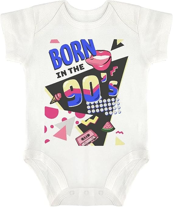 Amazon Co Jp Born 90s ロンパース 半袖 ベビー服 コットン ボディースーツ 男の子 女の子 夏服 赤ちゃん服 ボディオール 肌着 健康安全 オシャレ 着心地よい 出産祝い ギフト ５サイズ 服 ファッション小物